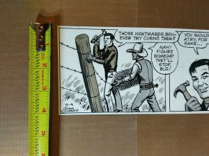 Buz Sawyer Original Comic Strip Art By John Celardo 6/4/1985 daily