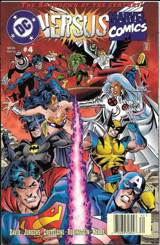 DC VERSUS MARVEL #4, NM, Wonderwoman, Wolverine, 1996, more in store