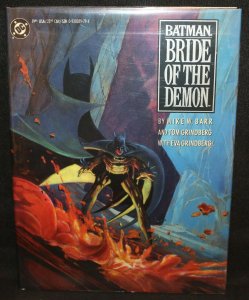 Batman: Bride of the Demon Hardcover by Mike Barr & Tom Grindberg (EX) 1990