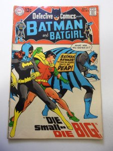 Detective Comics #385 (1969) GD/VG Condition centerfold detached at one staple