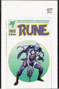 Rune #1 Ashcan Cover (1994) Rune
