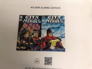 2 Indy Comic Books  City of Heroes #5 6  73 KE1