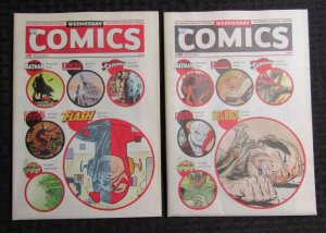 2009 DC COMICS Wednesday #9 & #10 VF 8.0 The Flash / Sgt Rock / Batman