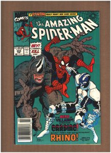 Amazing Spider-man #344 Newsstand 1991 1st CLETUS KASADY & FULL CARDIAC VF+ 8.5