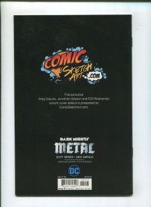 DARK NIGHTS METAL #1 (9.2) VIRGIN COVER SIGNED CAPULLO 2017