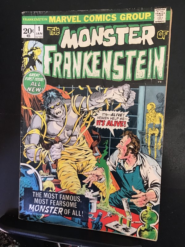 The Frankenstein Monster #1  (1973) First issue sweet Mike Ploog art key! VG/FN
