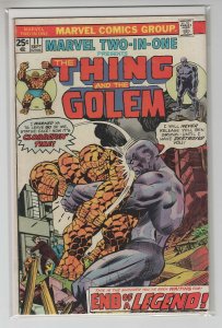 MARVEL TWO-IN-ONE (1974 MARVEL) #11 VG/FN A97017