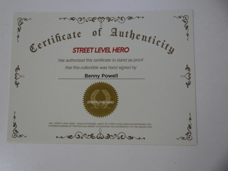 White Widow #2 Second Print Cover C (2019) Signed by Benny Powell W/COA NM Cond