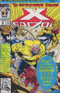 X-Factor #84CS VF ; Marvel | X-Cutioner's Song 2 w/card