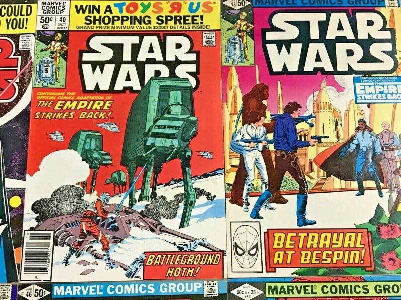 STAR WARS#33-59 VF/NM LOT 1980 (8 BOOKS) MARVEL BRONZE AGE COMICS