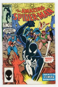 Amazing Spider-Man #270 Ron Frenz Avengers Black Suit NM
