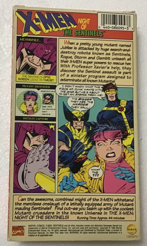 X-Men: Marvel Comics VHS X-Men Night of the Sentinels | Comic