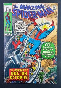 Amazing Spider-Man (1963) #88 VF+ (8.5) Doc Ock Battle Cover John Romita Sr un