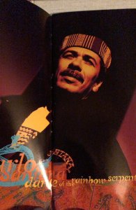 Santana “dance of the Rainbow serpent”liner booklet