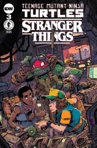 TMNT X Stranger Things #3 Cover B Corona IDW Publishing 2023 EB172