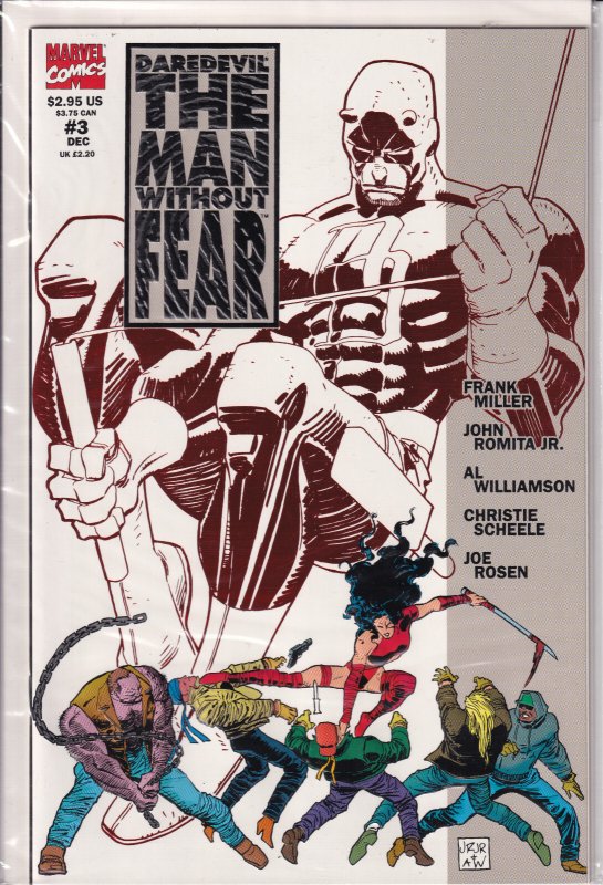 Daredevil The Man Without Fear #1-#5 Complete Set NM 1993 Marvel Comics Holofoil