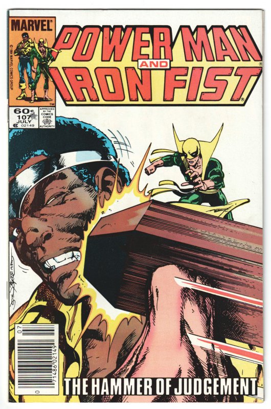 Power Man and Iron Fist #107 (1984) Mark Jeweler Variant!