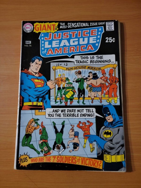 Justice League of America #76 ~ FINE - VERY FINE VF ~ 1969 DC Comics