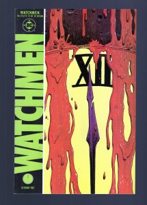 Watchmen #12 - Death of Rorschach. Dave Gibbons Cover Art. (6.5) 1987