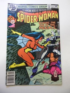 Spider-Woman #9 (1978) FN- Condition slight moisture ring bc