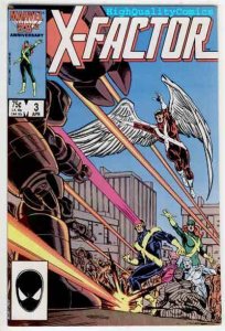 X-FACTOR #3, VF+, Bob Layton, Beast, Marvel Girl, Cyclops, 1986, more in store