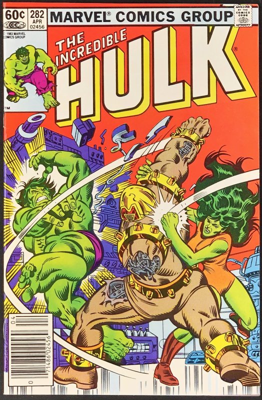 The Incredible Hulk #282 Newsstand (1983) NM-
