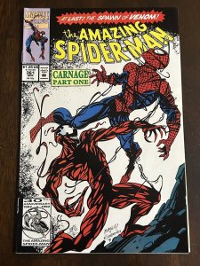 AMAZING SPIDER-MAN #361 NM (1992): KEY- 1st Carnage MCU Venom