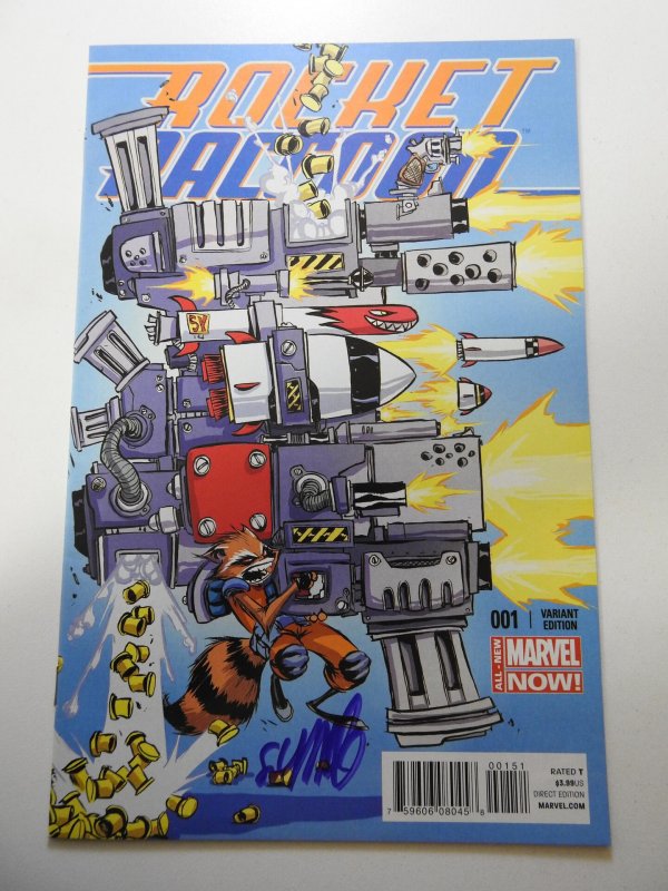 Rocket Raccoon #1 Skottie Young Variant (2014) Signed No COA