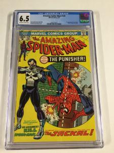 Amazing Spider-man 129 Cgc 6.5 Ow/w Pages 1st Punisher Marvel 