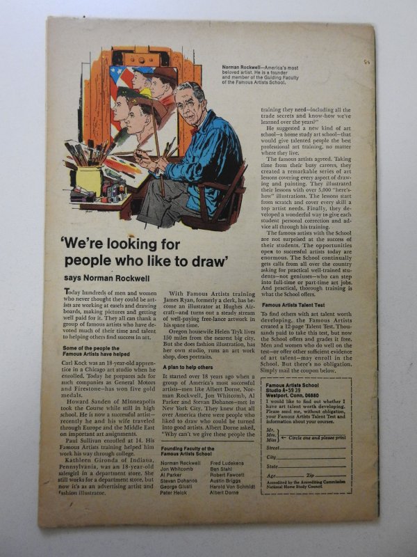 Sgt. Fury #60 (1968) VG Condition 1 in tear bc