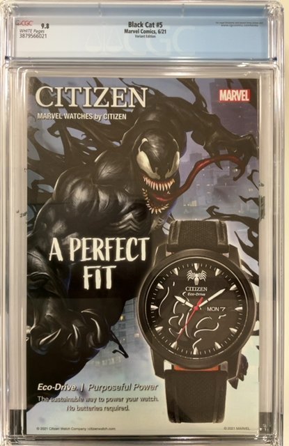 Black Cat #5 Pacheco Cover (2021) CGC 9.8