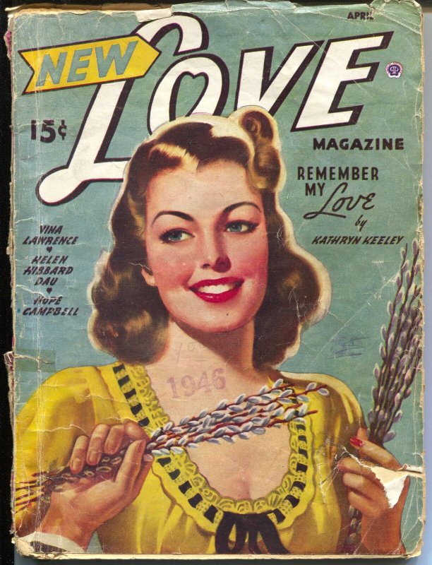 New Love 4/1946-Popular-Good Girl Art-Peggy Graves, editor-pulp romance-G