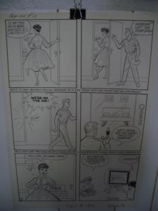 KATY KEENE ORIGINAL ART - PEP COMICS #134 PG 13  WOGGON FN