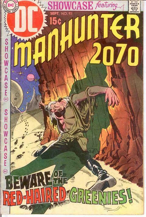 SHOWCASE 93 G-VG MANHUNTER,LAST 15 CENT COVER Sept.1970 COMICS BOOK