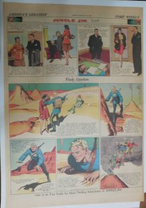 Flash Gordon Sunday by Alex Raymond from 1/24/1943 Large Full Page Size !