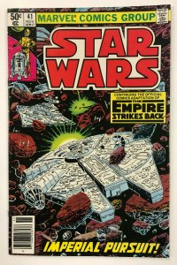 Star Wars 41  (Nov 1980) Newsstand 1st Cameo app of Yoda - ESB adapt continues