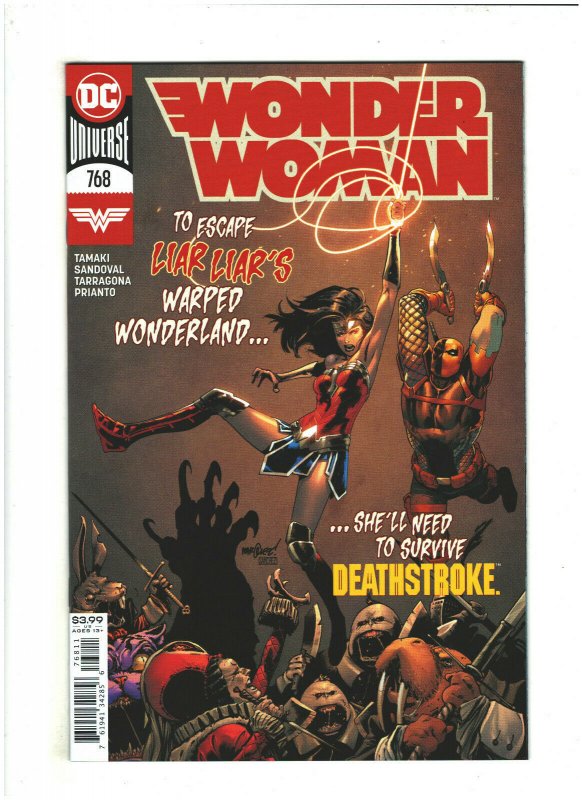 Wonder Woman #768 NM- 9.2 DC Comics 2021 vs. Liar Liar & Deathstroke 