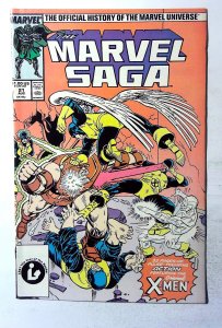 Marvel Saga Official History Marvel Universe #21 1987 Marvel Comic