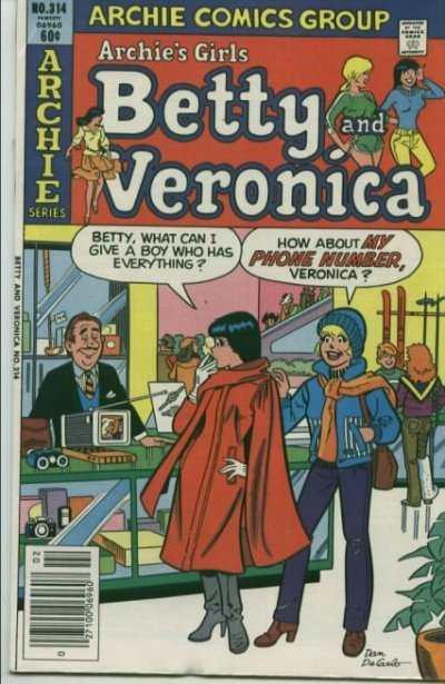 Archie's Girls: Betty and Veronica #314, VF+ (Stock photo)