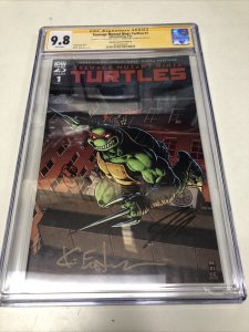 Teenage Mutant Ninja Turtles (2024) # 1 (CGC 9.8 SS)Signed Eastman  •Aron• Jones