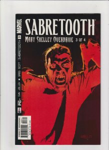 Sabretooth: Mary Shelley Overdrive #3 VF/NM 9.0 Marvel Comics 2002 X-Men