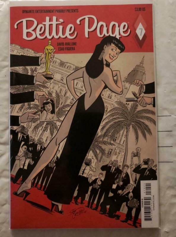 BETTIE PAGE #7 B, VF/NM, Chantler, 2017 2018, Betty, more in store