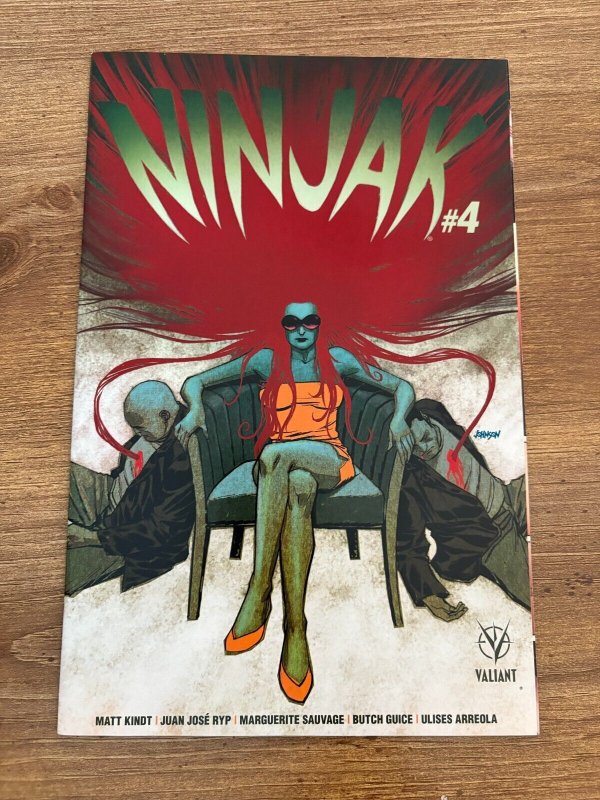 Ninjak # 4 NM 1st Print Variant Cover Valiant Comic Book 18 J287