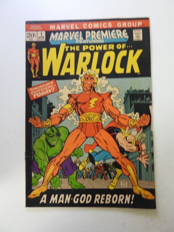 Marvel Premiere #1 (1972) VG/FN condition