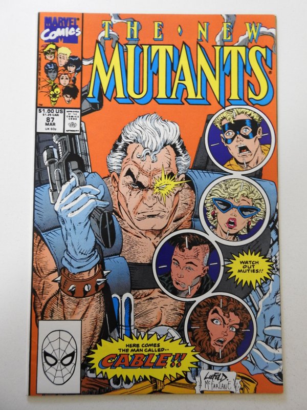 The New Mutants #87 (1990) VF+ Condition! 1st full appearance of Cable!