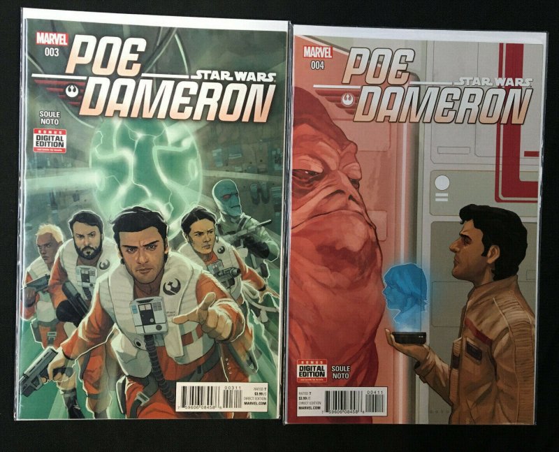 STAR WARS POE DAMERON #1-18 SET VF-NM MARVEL