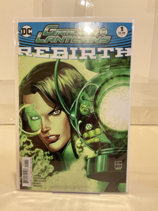 Green Lanterns: Rebirth #1  9.0 (our highest grade) Ethan Van Sciver Cover! 2016