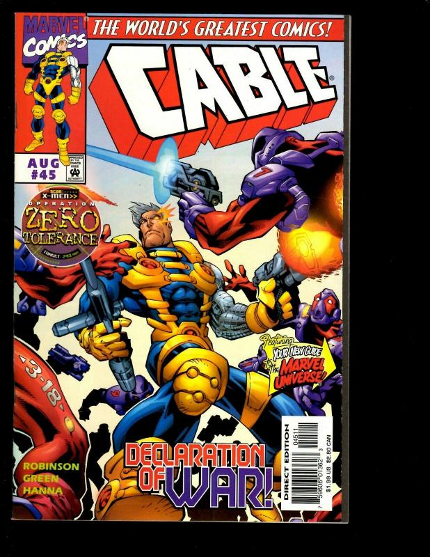 12 Cable Marvel Comics # 36 37 38 39 40 41 42 43 44 45 46 47 X-Men Wolverine GK6 