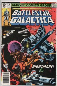 BATTLESTAR GALACTICA #6, FN/VF, Apollo, Zac, Cyclons, 1979, NightMare