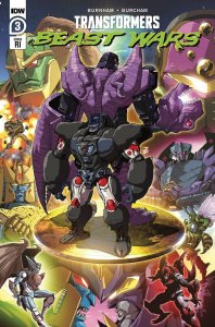 Transformers Beast Wars #3 1:10 Perez Variant IDW Publishing 2021 EB112